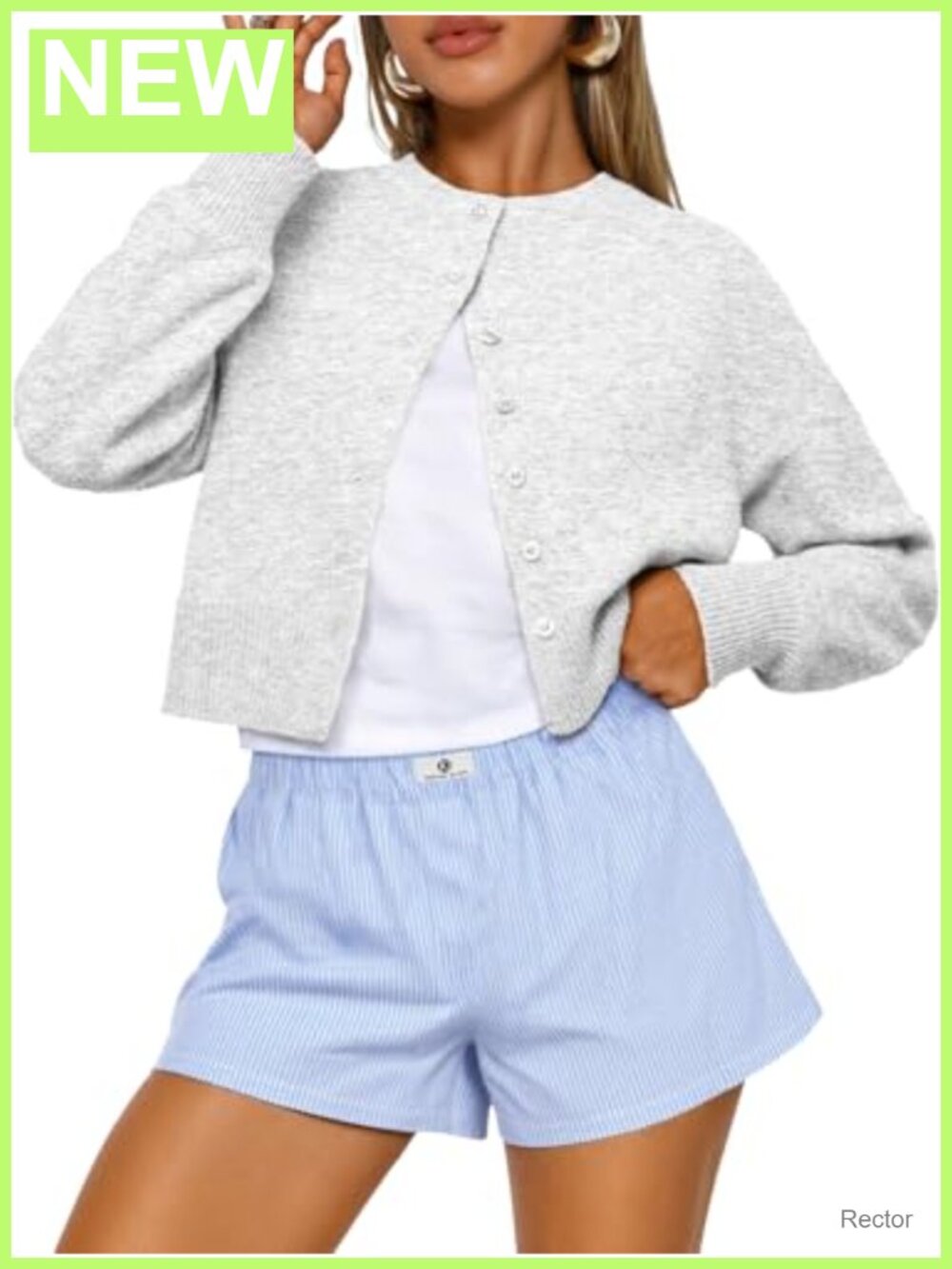 Cropped Cardigan Sweaters for Women Fall Fashion Buttery Soft Knit